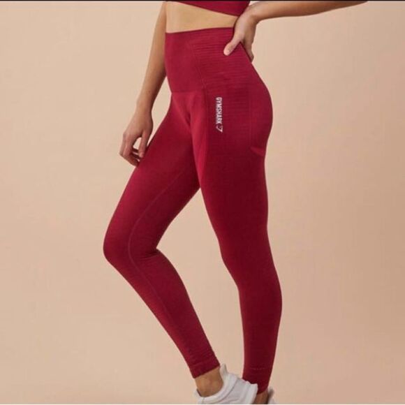 Gymshark Red High-Waisted Leggings Seamless Sz. XS - Picture 7 of 7